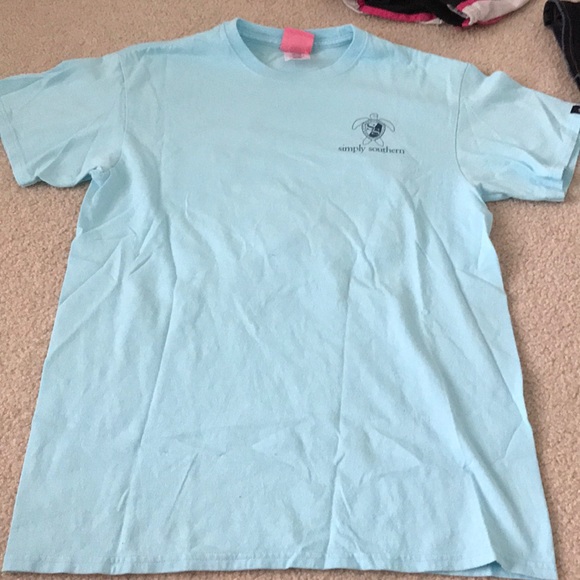 A simply southern blue beachy T-shirt - Picture 2 of 3